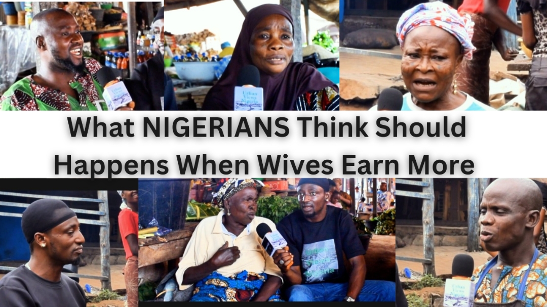 What NIGERIANS Think Should Happens When Wives Earn More Than Their  Husbands. What are your thoughts on this? DO YOU AGREE OR DISAGREE? #fypシ゚ #highlightsシ゚ #everyone #follower #trendingvideo #trendingpost #nollywoodmovies #motivation #wordsofwisdom #marriagecounseling #couplesadvice #streetinterview  #streetquiz #nigeria #funny #africaninterview #funnyinterview #streettalk 