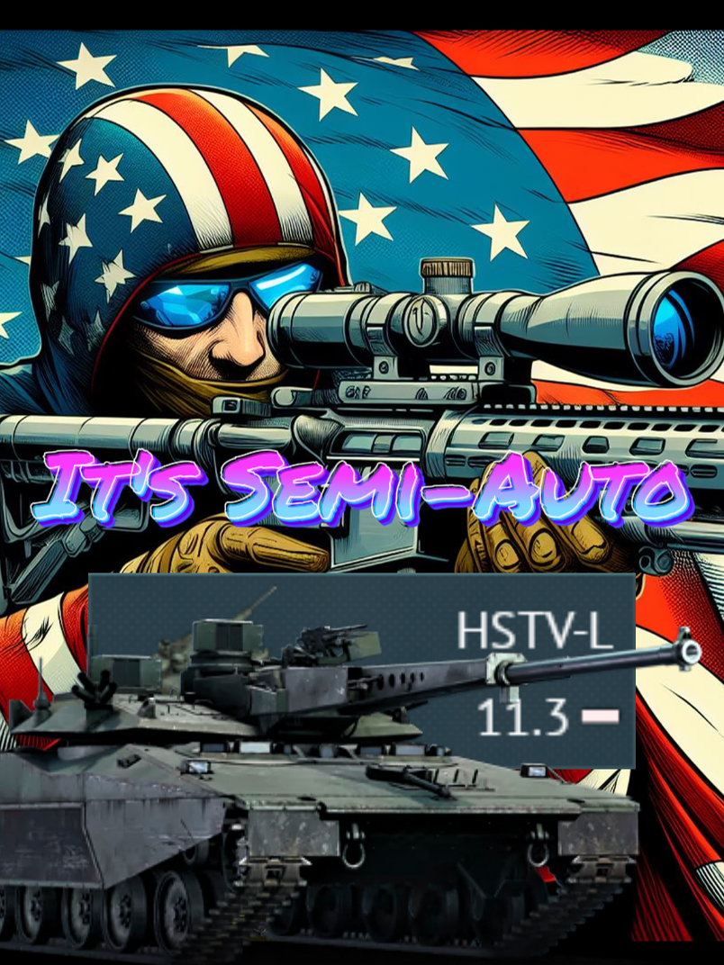 It's A Lot More Fun Than Practical - Scratch Plays The HSTV-L (USA). #warthunder #warthundertanks #warthundertiktok #tiktok #capcut #tanks #tank #trending #funny #troll #gaming #gameplay #usa #foryou #foryoupage #foryourpage #unitedstates #scratch