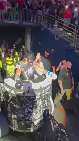Jake Paul makes his gladiator entrance at #PaulPerry #jakepaul #mikeperry #gladiator #walkout #boxing #fight 