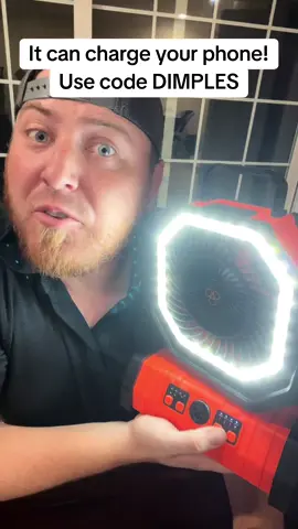 Best fan for camping, home, car , and the battery life is amazing #ttshop #fan #cooling #hot #light #camping #Outdoors #Summer 