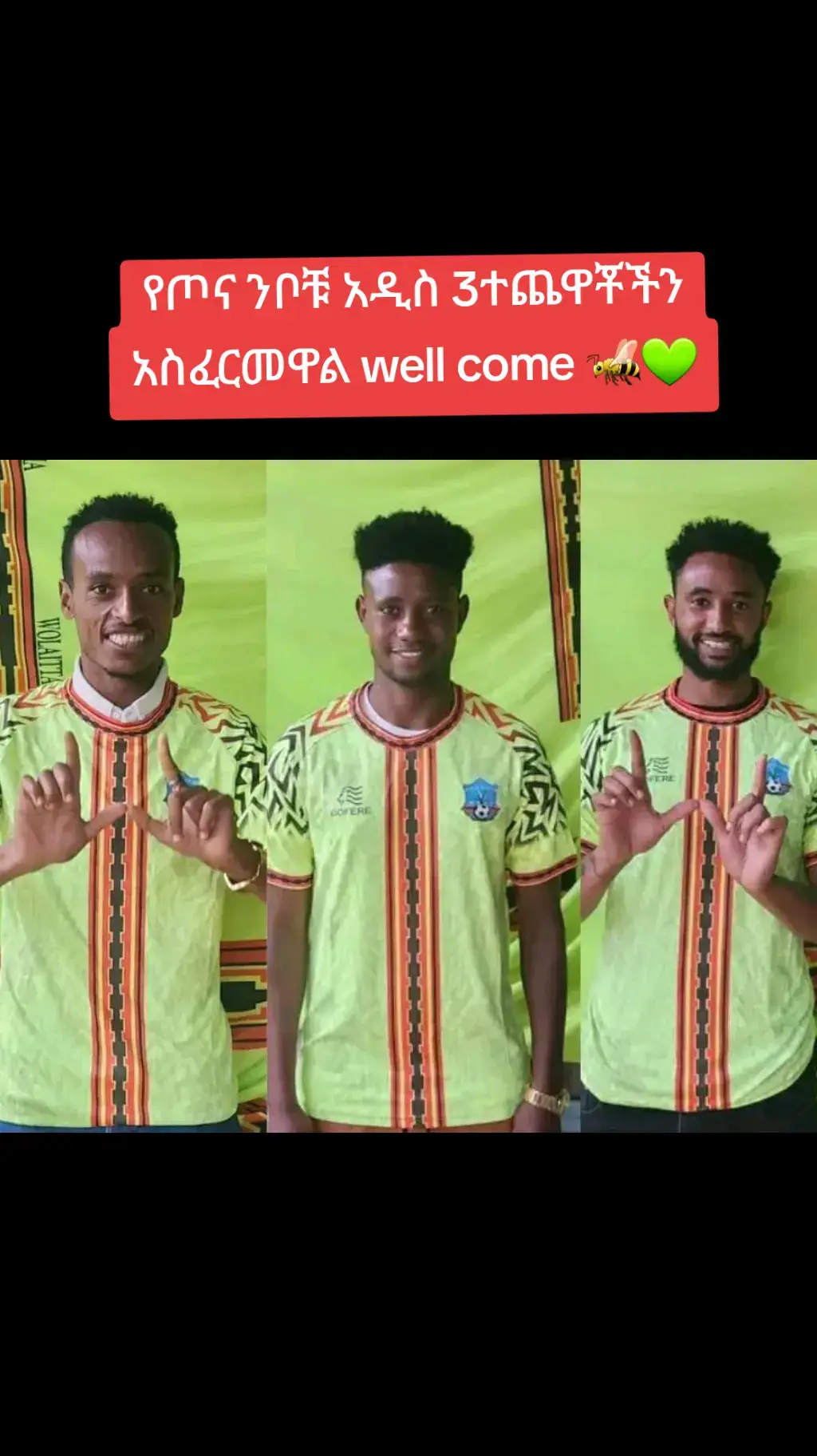 #well come 🐝💚#ወላይታ_ዲቻ💚 #wolaitatiktok #parati #varil_tiktok #100k #wolaitatiktok❤️💛🖤 @Lidu_Dicha💚 