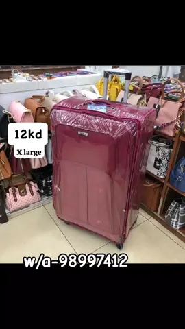 12kd 1pc XL / 32kg Capacity Free Home Delivery  With Plastic Cover  To order send inbox directly #legit #kuwaitonline #tiktokbusiness #tiktokaffliate #bestseller #trolley #sale 