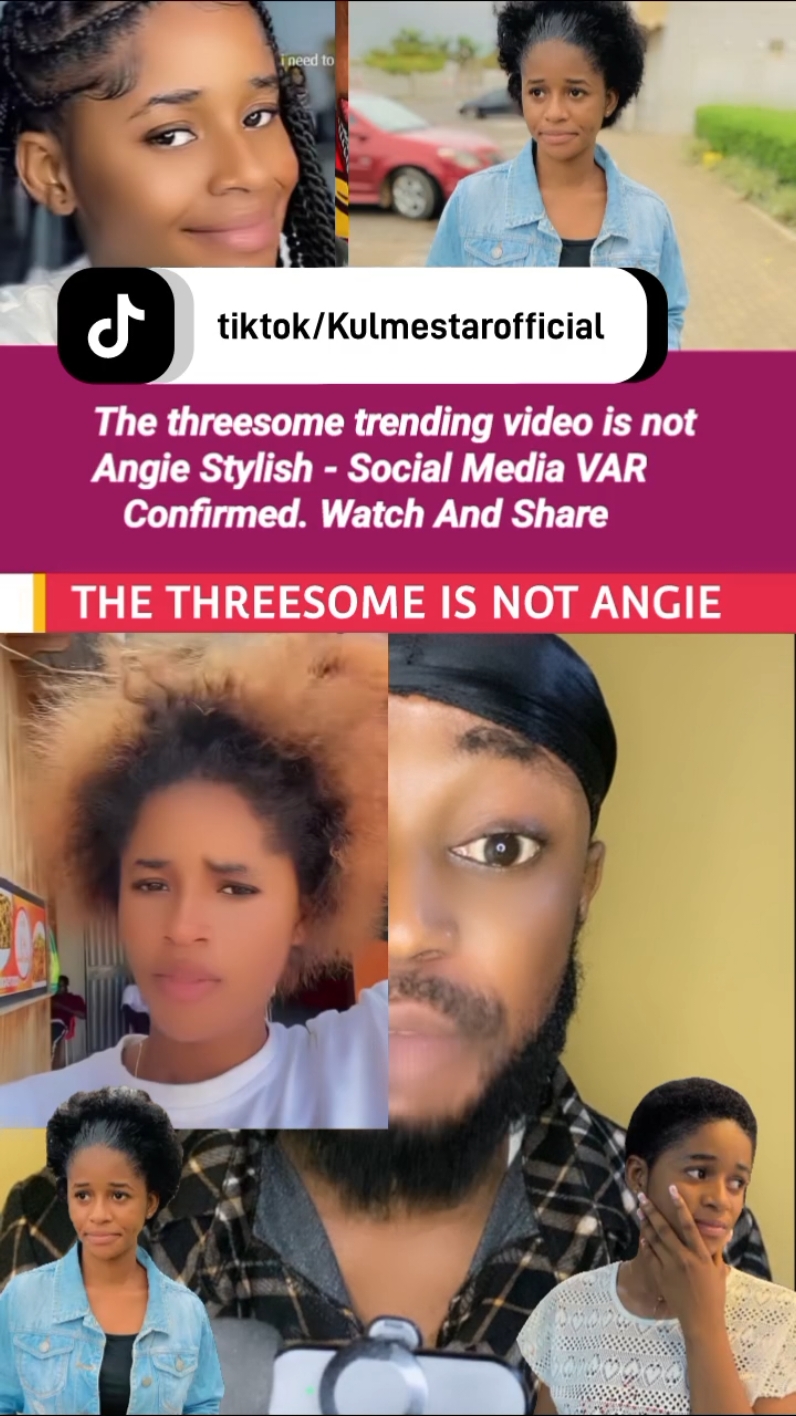 The three some video is not Angie Stylish, Angie Stylish leak video, Angie Stylish leaky leaky video #search #trending #goviral #angiestylish #ghanafuodotcom #ghanafuonsem #fybシviral #foryou 