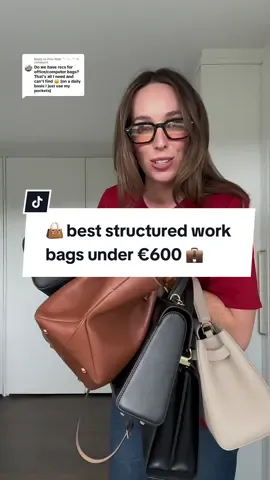 Replying to @Pilar Rldń 𓆝 𓆟 𓆞 the best structured work bags for the office 💼Which style is your favourite? 👜  Everything is linked in my LTK shop in my bio 🔗 . . . . . . #quietluxury #oldmoneyaesthetic #luxurybag #luxurybags #fyp #foryoupage #demellierlondon #demellierbag #demellierunboxing #workbag #worktote #laptopbag #laptoptote #officebag #officetote #computerbag #cafune #cafunestance #marksandspencer #marksandspencerbag @Marks & Spencer @Marks and Spencer Ireland @CAFUNE @DeMellier @Parisa Wang  #quietluxury #oldmoneyaesthetic #luxurybag #luxurybags  #ltkworkwear #ltkluxury #ltkbag  @Ciara | Fashion & Style tips 
