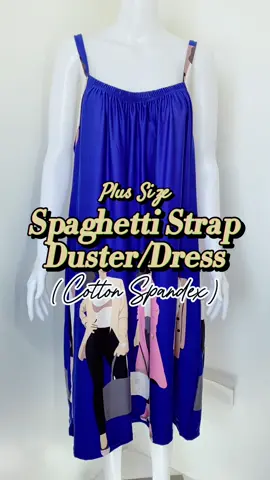 PLUS SIZE SPAGHETTI STRAP DRESS/DUSTER Can fit 2XL to 3XL! Click the yellow basket for more designs 💖💖💖 #tiktokfinds #onlineshopping #duster #dress #plussize #summerdress #plussizefashion #comfydress #foryou 