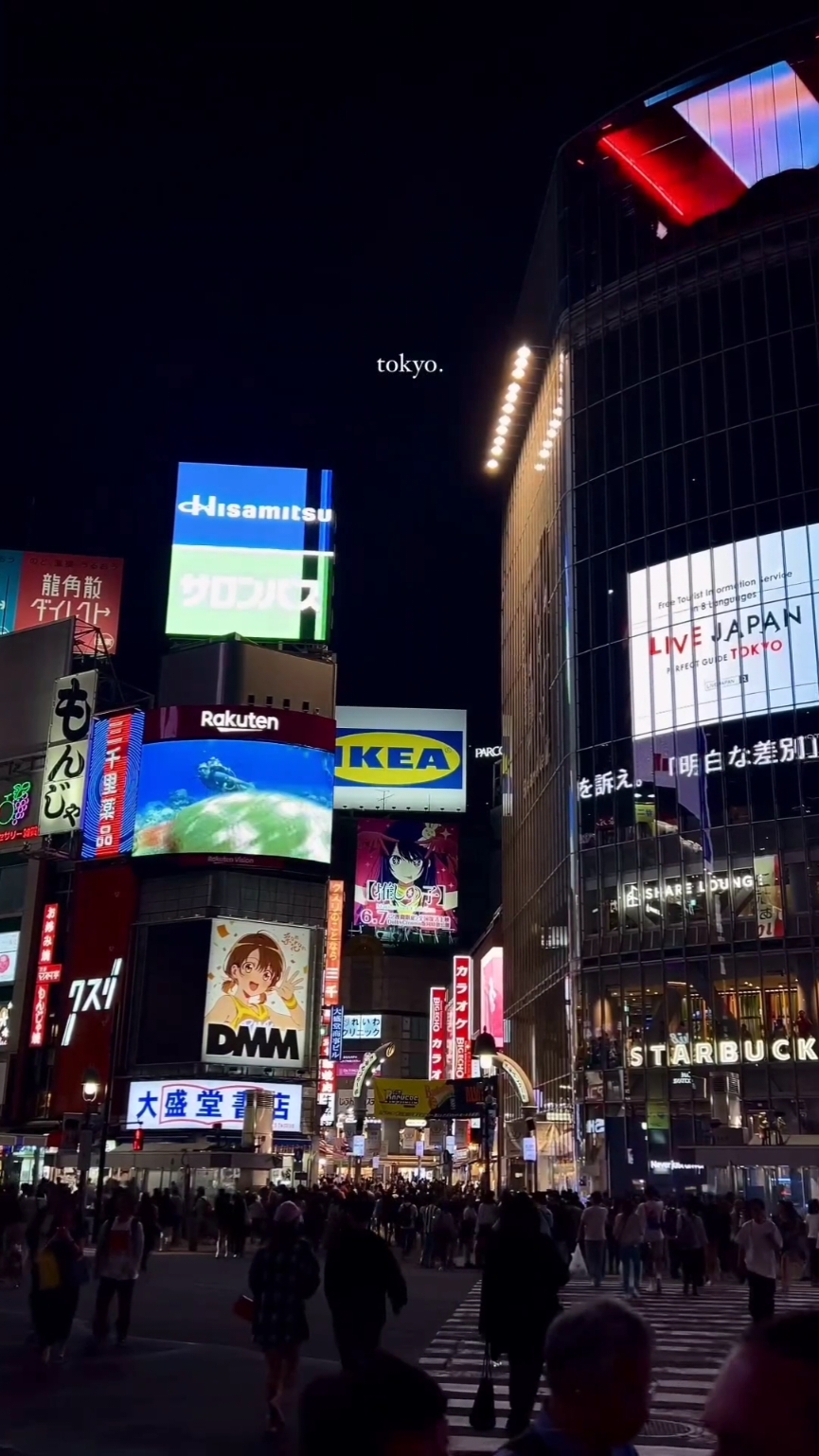 Tokyo Night - #foryoupage #japan #japantiktok #tokyo #tokyonight #travel #bocchitherock #shibuya #videoviral #japan2024 