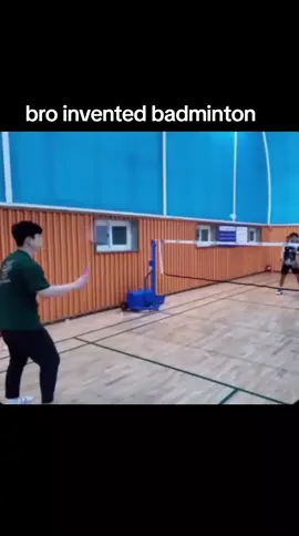bro is a legend for this #likeaboss #sports #badminton 