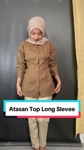 Rekomendasi atasan wanita long top slevee #atasanwanita #kemejawanita 