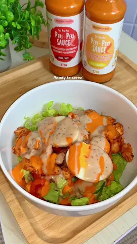 Diet tapi nak makan sedap boleh guna sos peri-peri ni! Sedakkk 🫢 #resepisimple #sedap #sosperiperihalal 