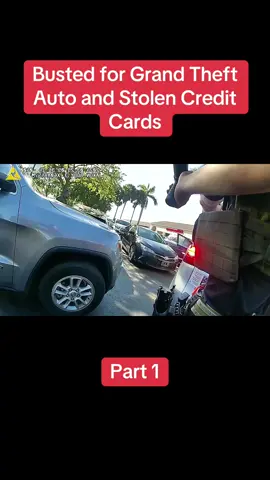 Busted for Grand Theft Auto and Stolen Credit Cards#cops #police #crime #bodycam #news