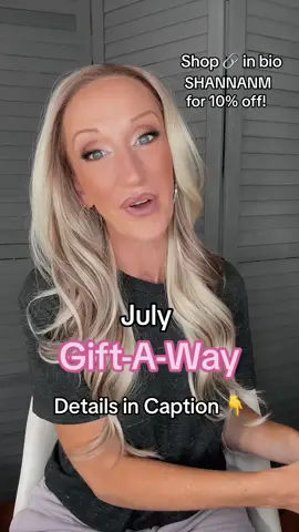 Christmas in July keeps on giving! 👑  To be entered into this gift a way:  👑 Use the 🔗 in my bio to shop anytime from now until the end of the month! 👑 Message me with your name and order number (s) 👑 For extra entries-repost this video!  Good luck ladies, and thank you for being here! 🫶  #gluelesswigs #wig #wiglife #wigslayer #goodhairdayeveryday #lacewigs #lacefrontwig #fulllacewig #easyhairstyles #syntheticwig #shorthairstyles #longhairstyles #thinhair #finehair #nohair #alopecia #menopause #hairloss #csc #chelseysmithcosmetics #modernhairstyles #naturalwigs #wigtok #hairtok #content 