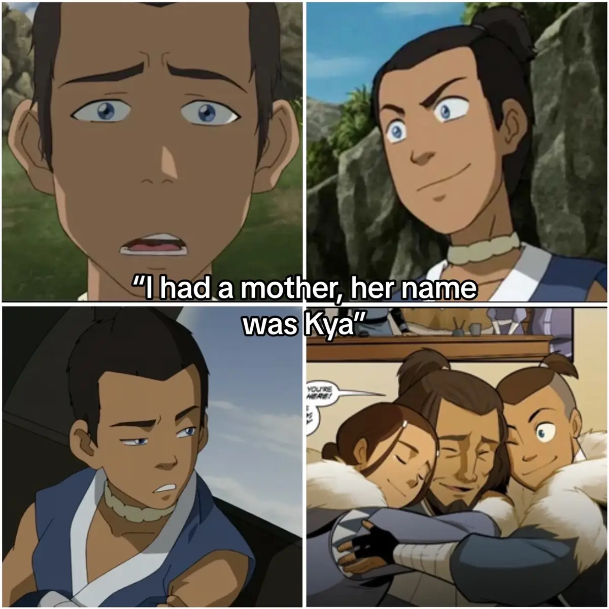 The fact that he looks so much like his mum😭#avatar #sokka #atla #katara #fyp #avatarthelastairbender #kya #fypage #viral 