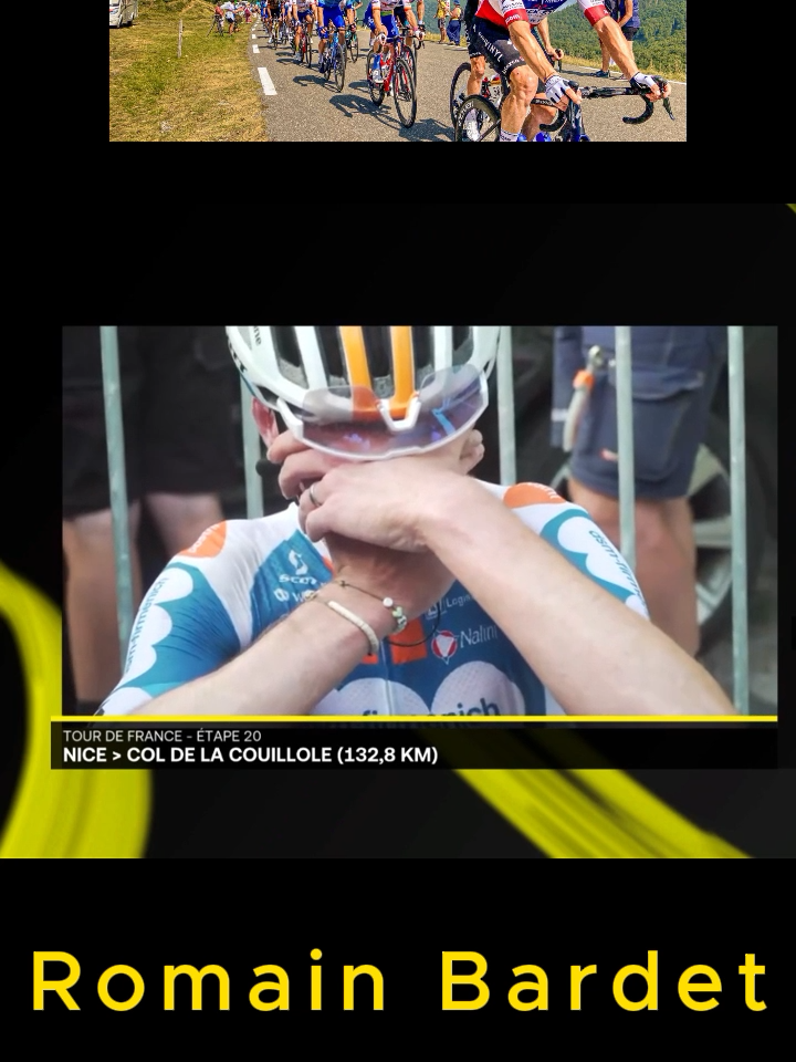 Revivez ce moment intense et émouvant du Tour de France 2024 où Romain Bardet, à bout de forces, laisse couler des larmes en gravissant l'ultime montée. Un moment inoubliable de courage et de passion qui restera gravé dans l'histoire du cyclisme. #TourDeFrance2024 #RomainBardet #Cyclisme  #Emotion #Sport #Cycling #UltimeMontée #France  #Passion