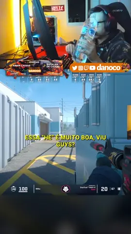 Comece a fazer essa HE PERFEITA na Montaha da Nuke e AMASSE seus adversários 💥 #danoco #cs2 #nuke 