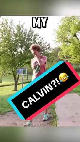 Evan the great Calvin can miss! 😂 #discgolf #frisbee #driver #calvin 