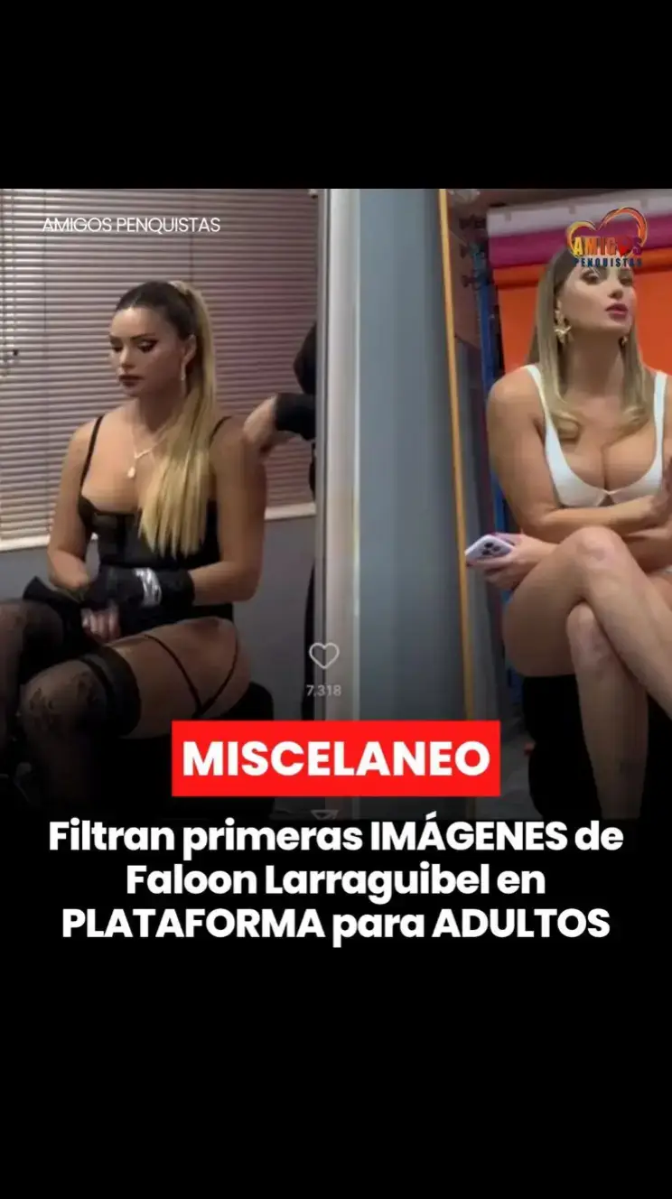 #APInforma #MISCELANEO  **FOTOS - VIDEO** Este viernes se difundieron las primeras imágenes de Faloon Larraguibel creando material para su cuenta en una plataforma para adultos, se trata de Onfayer, donde la ex chica Yingo subirá contenido exclusivo las próximas semanas. Toda la información en el link de nuestro perfil 