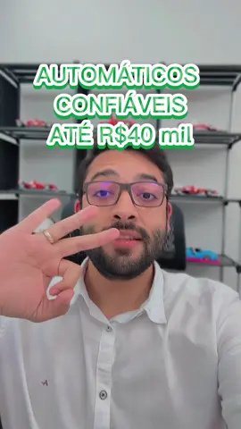 3 carros automáticos abaixo de R$ 40 mil que são excelentes opções para uso diário! Econômicos, confiáveis e MUITO BARATOS na CarPlace 
