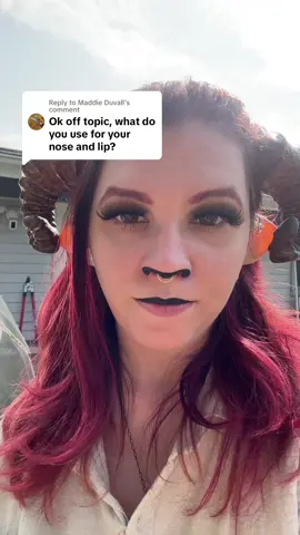 Replying to @Maddie Duvall The Short Answer: A liquid eyeliner. But here are some additional tips from my experience wearing this look to ren faires. #satyr #faun #cosplay #makeuptips #renfaire #renaissancefestival 