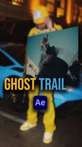 Ghost Trail👻 #aftereffectstutorial #ghosttrail #videoediting #lildurk #musicvideoeffects