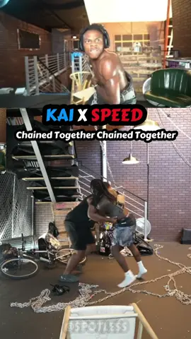 KAI AND SPEED PLAY CHAINED TOGETHER CHAINED TOGETHER@kai_cenat@ishowspeed#kai #kaicenat #ishowspeed #twitch #streamer #chainedtogether #irl #gaming #foryou #viral