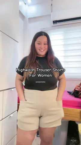 Highwaist Trouser Shorts For Women #highwaisttrousershort #highwaisttrousersforwomen #trousershortsforwomen #trousershorts 
