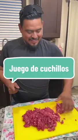 Mi marido ya dio el visto bueno 😎 #juegodecuchillo #kitchen #knifeset  #tiktokshopbacktoschool #dealsforyoudays 
