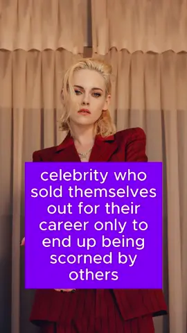 Celebrity who sold themselves out for their career only to end up being scorned by others #celebrity #fyp #kristenstewart #iggyazalea 