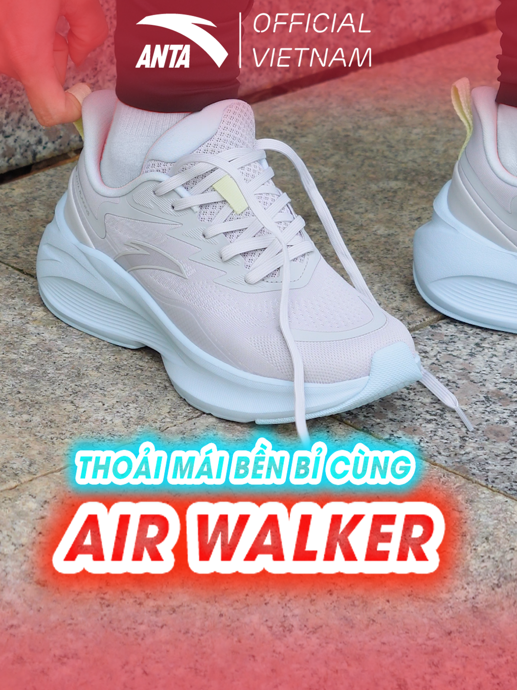 Khởi động ngày mới tràn đầy năng lượng với giày chạy Air Walker 🏃‍♂️🏃‍♂️ #chạybộ #Running #giaychaybo #runningshoes #thểthao #run #antarunning #antavietnam #antasports