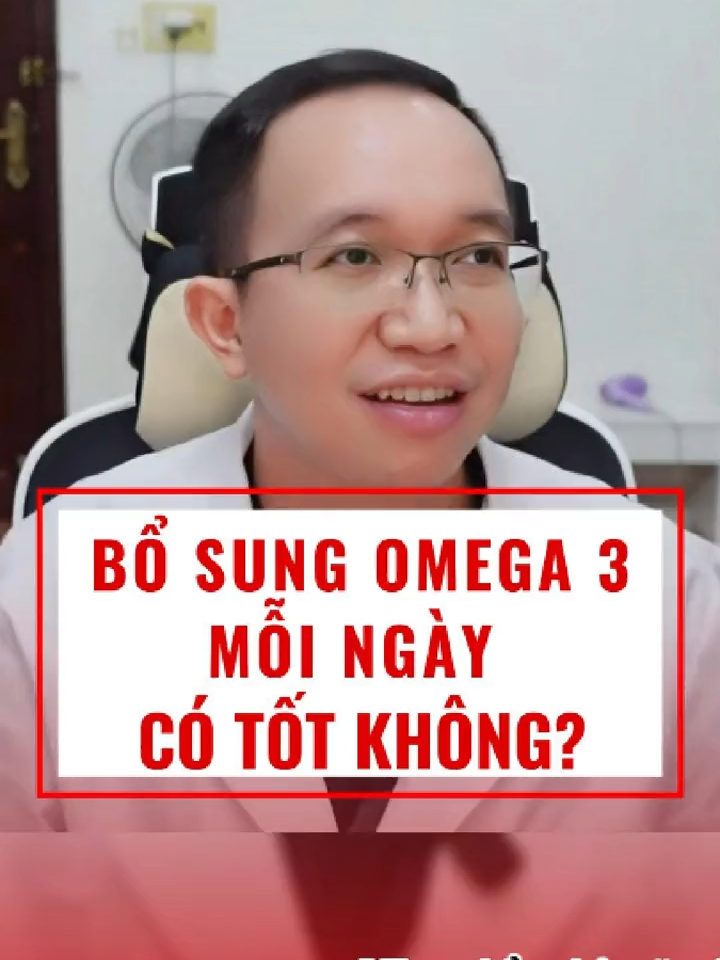 Có nên uống omega 3 mỗi ngày hay không? | Bác sĩ Trần Minh #omega3 #dinhduongsuckhoe #bacsitranminh #bacsigiadinh