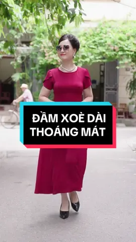 Đầm xòe dài mà vẫn thoáng mát cho Quý cô tự tin diện hè #lybeeshop #thoitrangtrungnien #damtrungnien #trungniendep #quycohoanhao #quatangme #vayxinh