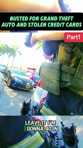 Busted for Grand Theft Auto and Stolen Credit Cards - West Palm Beach, Florida - March 29, 2024 #part1 #cops #copsontiktok #police #policeofficer #flypシ #usa #arrested #arresteddevelopment #viralvideo #Bodycam #lawenforcement #foryoupage #usa🇺🇸 