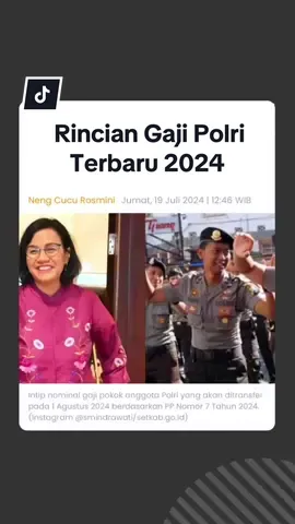 Rincian Gaji Polri Terbaru 2024‼️ Rekrutmen Polri TA 2024 Sudah di tutup. Saat ya persiapkan diri kamu untuk rekrutmen Polri TA 2025‼️ Mau belajar bareng? Yuk langsung aja di aplikasi JadiPolri🤩 #gaji #p#polrip#polisi#pendidikanb#bintarat#tamtamaakpol  