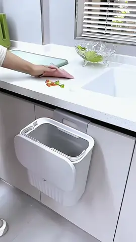 Wall Mounted Kitchen Trash Can#tiktokshop #fyp #Wall-hung trash can