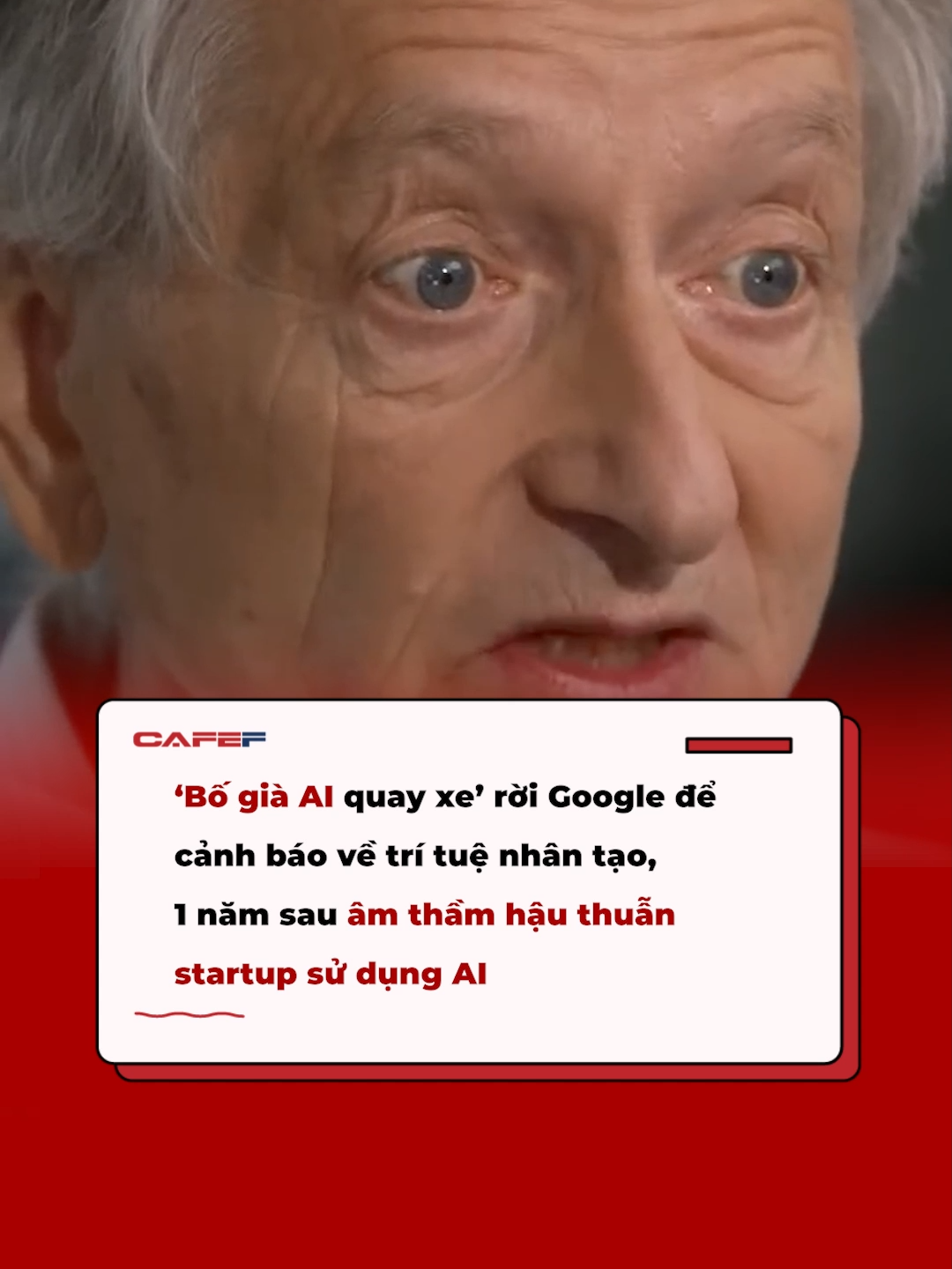 Từng nhiều lần chỉ trích trí tuệ nhân tạo, ông Geoffrey Hinton hiện đang nhận thấy tiềm năng mới từ AI trong việc ngăn chặn biến đổi khí hậu. #CafeF #AMM