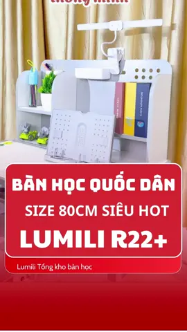 Mẫu bàn học quốc dân 80cm Lumili R22