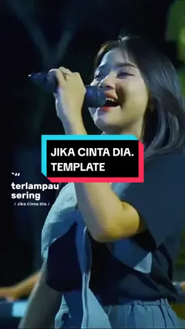 JIKA CINTA DIA / Dinda Teratu   jika hanya bercanda kenapa harus aku orangnya... #jikacintadia #dindateratu #trend #liriklagu #story #storytime #template #CapCut @dindateratu 