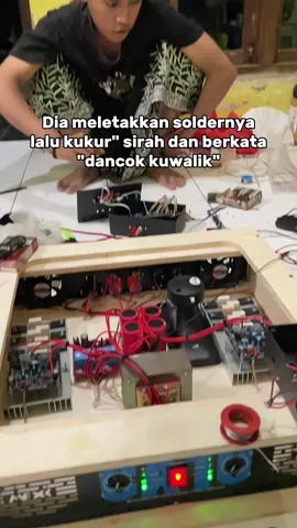 Salah pasang kabel langsung ganti😂 #powerrakitan #powerminiatur #powerombro #soundminiatur 