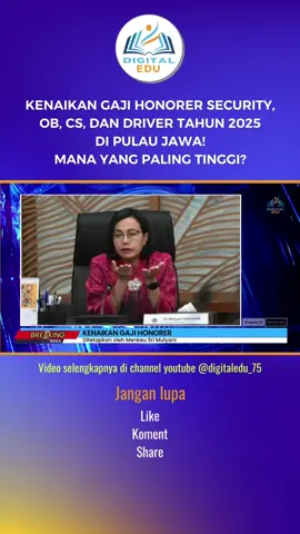 Gaji naik di 2025 utk Security, OB, CS & Driver