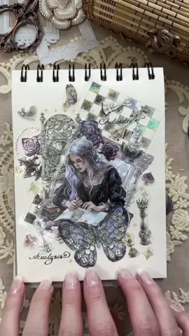 ♟️🩶💜 ASMR Journaling Scrapbooking with me  #asmrtiktok #scrapbookwithme #journalwithme #junkjournalideas #relaxingvideos #скрапбукинг #асмр #natipchela #chess 