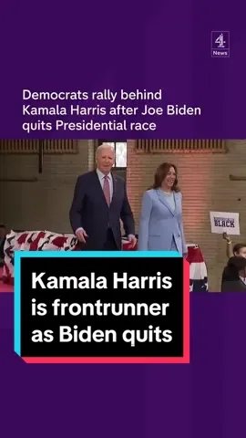 Leading Democrats have rallied behind Kamala Harris - after Joe Biden's shock decision last night to step down from the Presidential race. He gave her his endorsement shortly afterwards. In a statement, Vice-President Harris said she would do everything in her power to unite the Democratic party and the nation, to defeat Donald Trump. #Biden #JoeBiden #KamalHarris #USElection #USNews #Channel4News #C4news