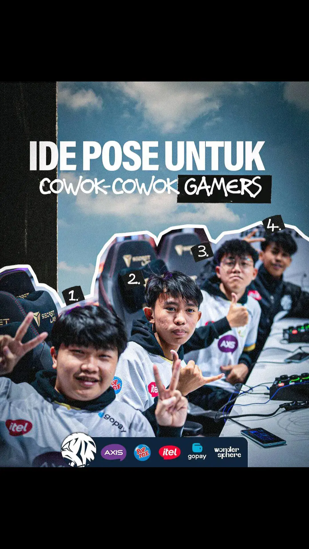 Pose foto untuk cowok-cowok gamers nih gesyy😁😉 #evosfams #evosfams #evosesports #evosgariskeras #xyzbca #fyp #foryou 