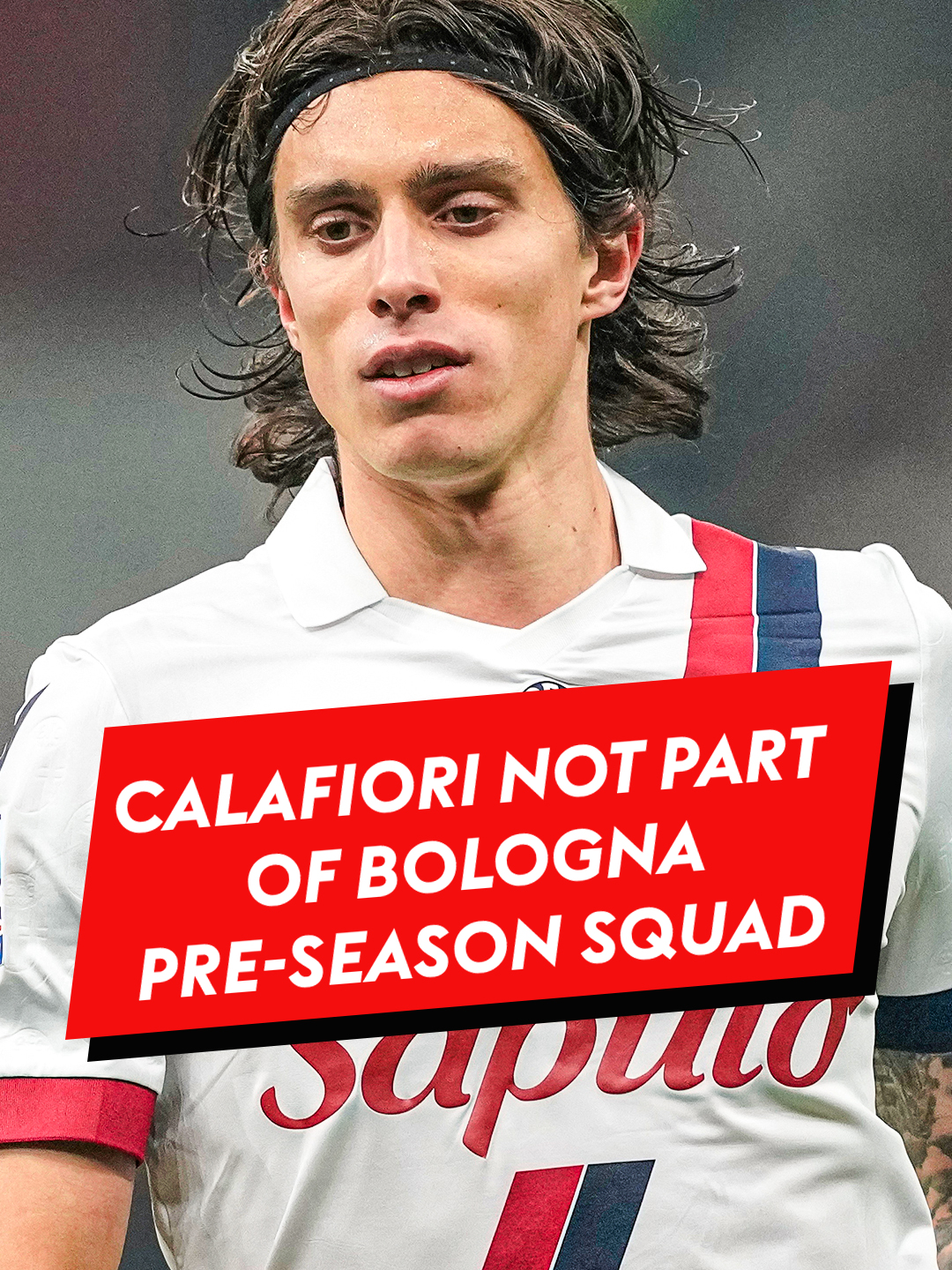 BREAKING: Arsenal target Riccardo Calafiori not part of the Bologna squad for their pre-season training camp 🔴👀 #calafiori #Arsenal #transfernews #PremierLeague #bologna