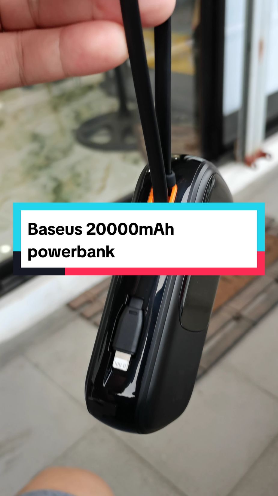 Baseus 20000mAh powerbank #fypシ゚viral #foryou #TikTokShop #powerbank 