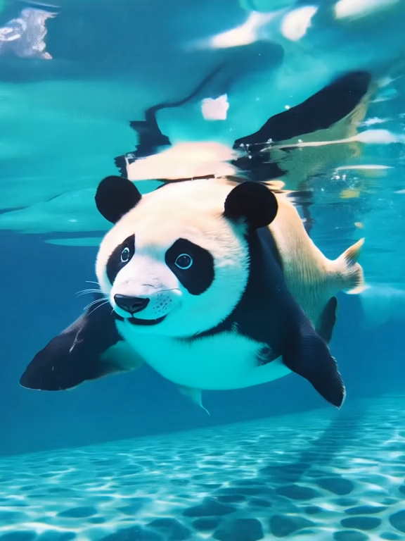 Awesome PandaFish :) #cute #cutepanda #panda #shorts #viral #beautiful #cuteanimals