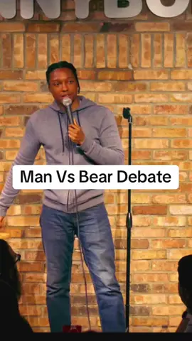 Ever heard a bear's side of the story?  Turns out, they're NOT big fans of tourists with selfie sticks. Watch me channel my inner grizzly in this stand-up routine!  #standupcomedy #ManVsBearDebate #comedyshow #jokes #comedytok #fyp #foryou