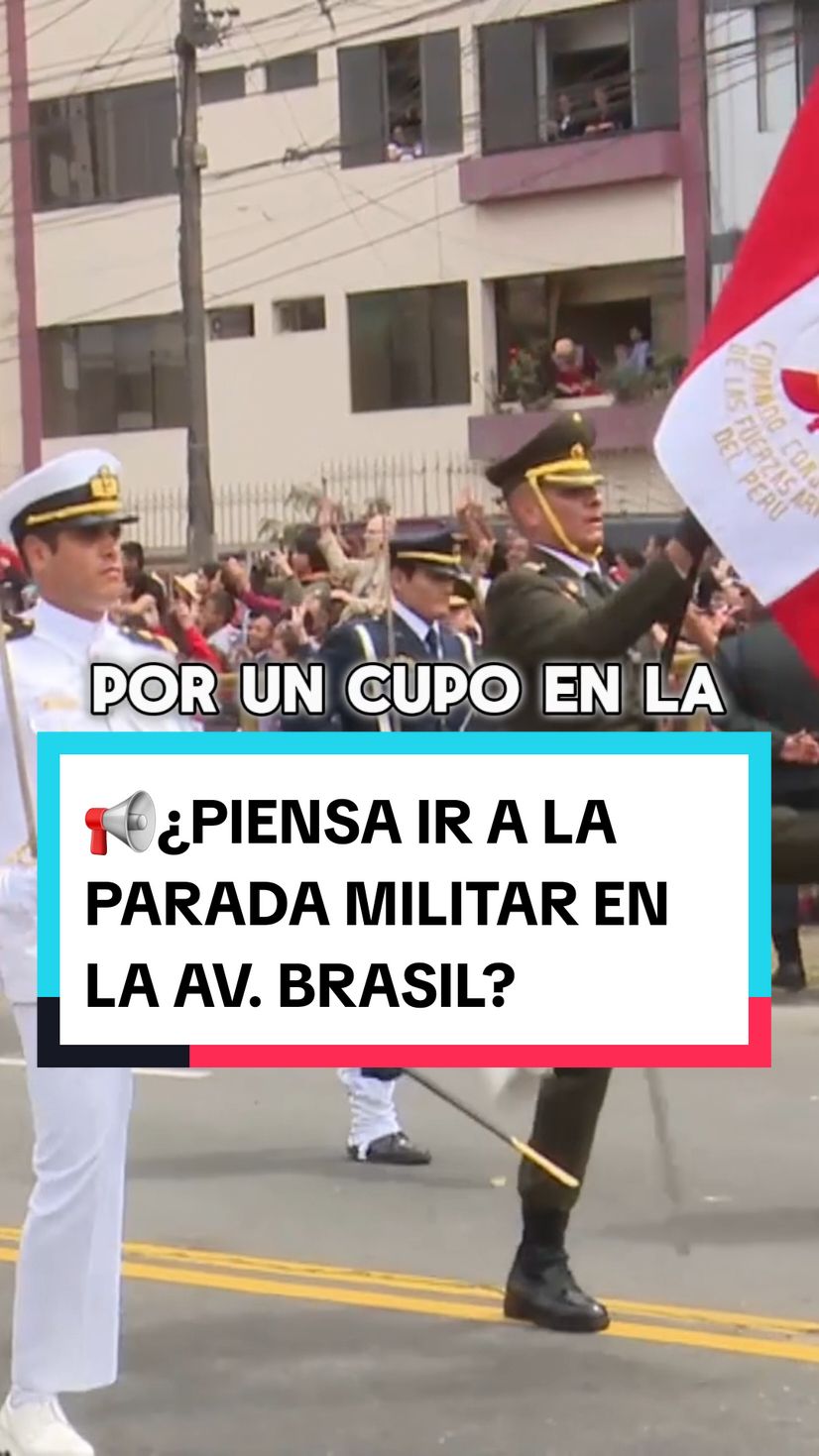 ¿Piensa ir a la parada militar en la av. brasil? #noticiasperu #Peru #Viral #atv #atvpe #atvnoticias #parati 