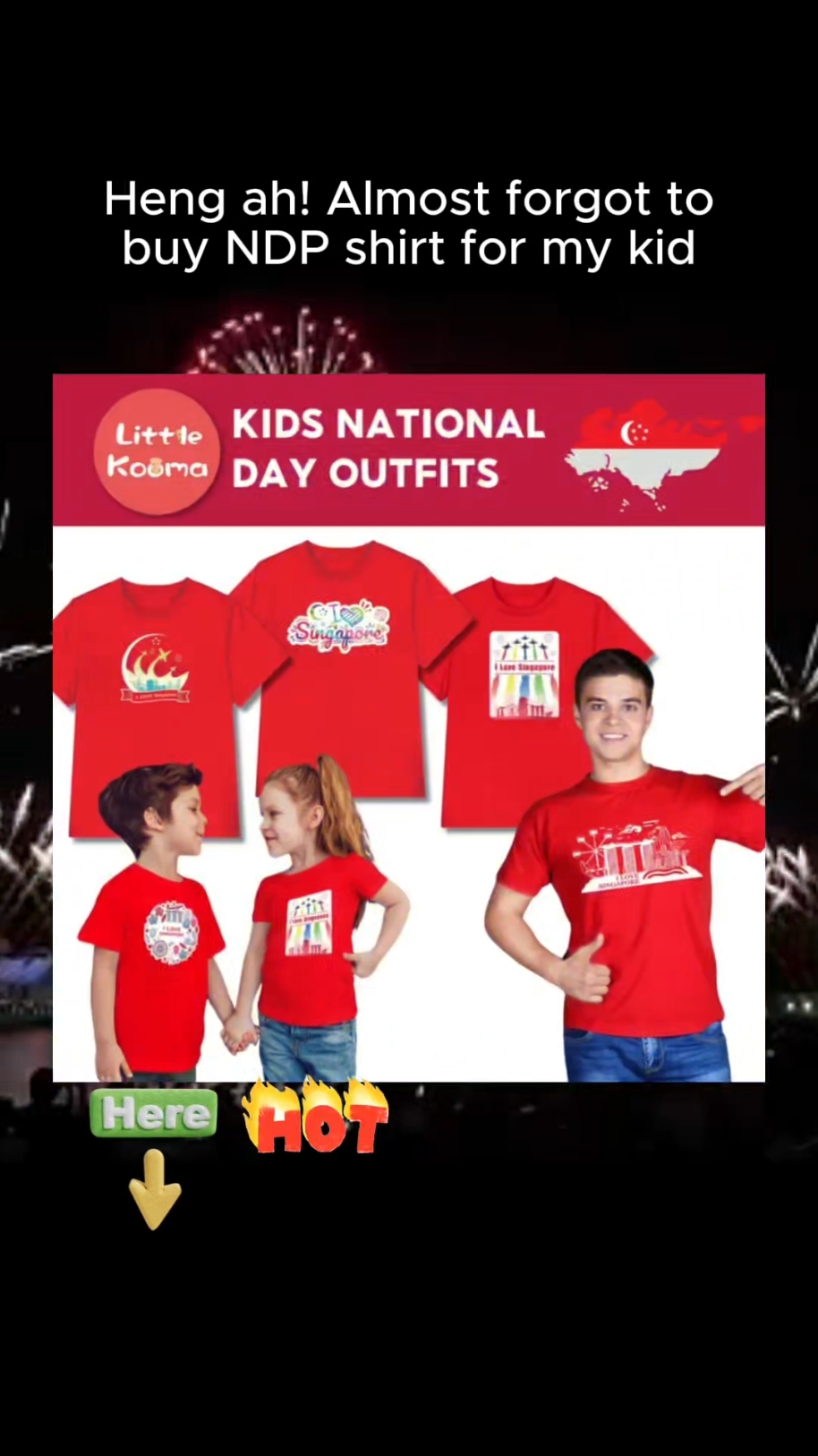 Remember to get NDP short for your children NDP celebration in school #weeklywedrush #tiktokshopsgsale #tiktokshopsg #tiktokshopfinds #tiktokshopsingapore #TikTokMadeMeBuyIt #ndp2024 