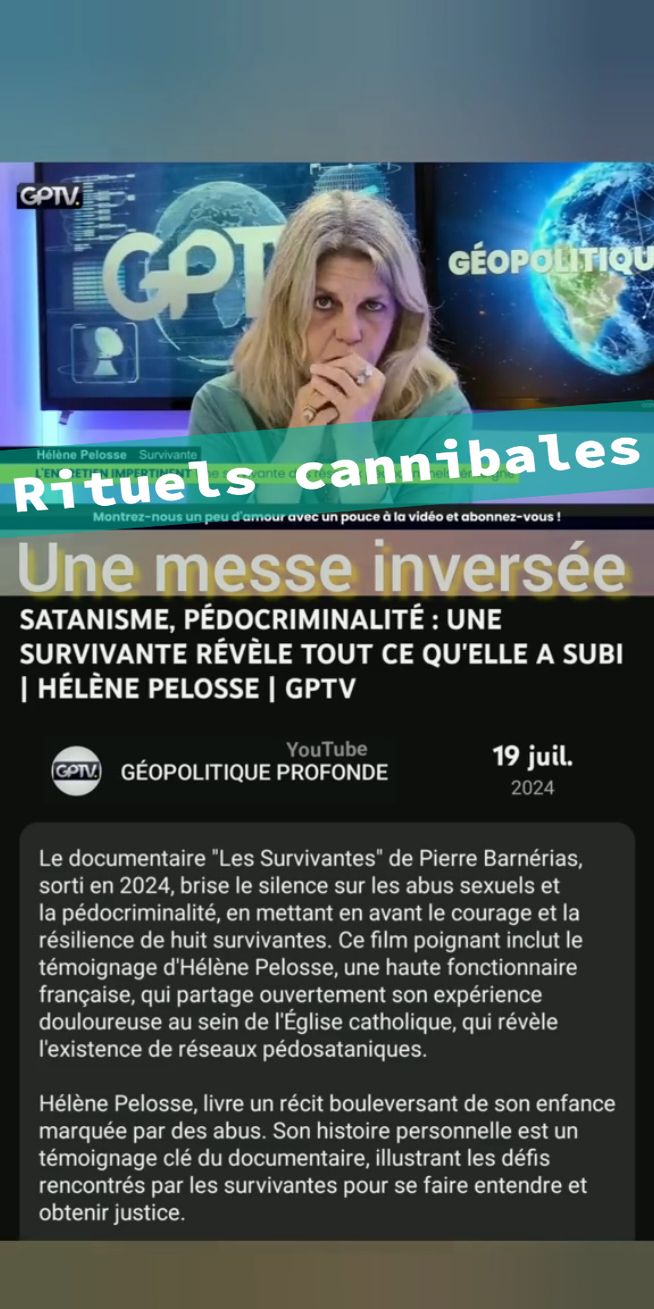 Rituel cannibale #LesSurvivantes #HélènePelosse #psychologie #troubledissociatifdelidentité #pédocriminalité #abusrituels #abus #mémoiretraumatique #psychiatrie #cannibalisme #boucherie #viande #jeuxolympiques #france🇫🇷 #francetiktok #francetiktok🇫🇷 