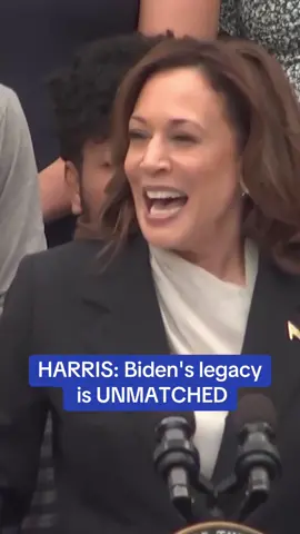 Kamala Harris made her first public appearance since Joe Biden dropped out of the presidential race, speaking at a White House event. The vice president said Biden is 'feeling much better' after a recent bout of COVID. #trump #trump2024 #biden #biden2024 #politics #joebiden #republican #democrat #republicans #democrats #kamala #kamalaharris 