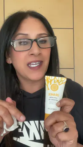 Orange exfoliating gel #exfoliatinggel #exfoliateyourskin #tiktokmademebuyit #skincareroutine #skincare #skincaretips 